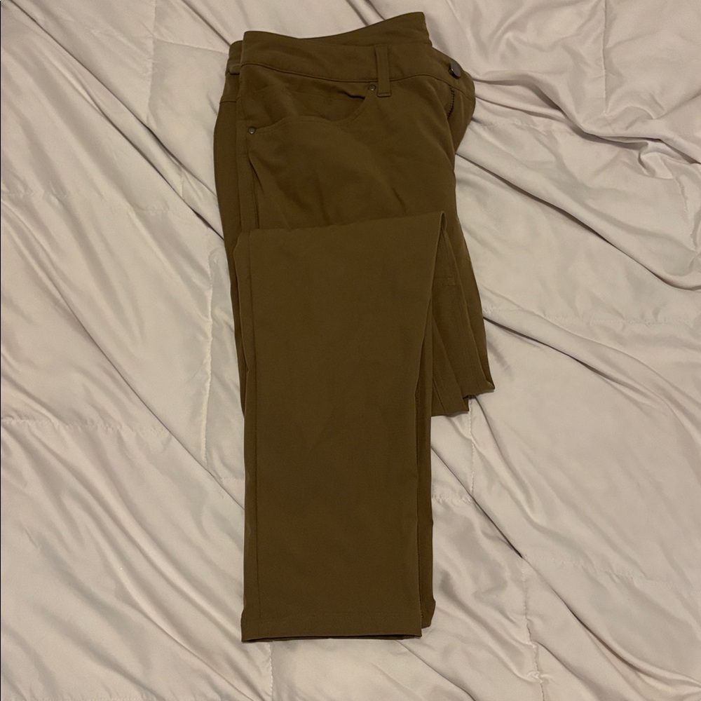 Lululemon abc pants 32x32 slim fit brown